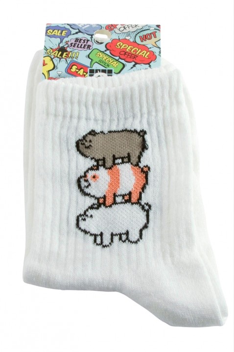 Skarpety PAMILITA, Kolor : biały, IVET.PL - Modna odzież