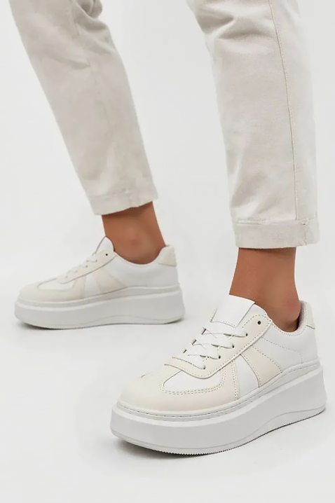 Tenisówki ELROZIYA, Kolor : biały, IVET.PL - Modna odzież