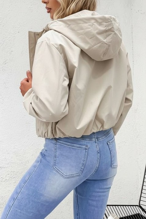 Kurtka EMELITA ECRU, Kolor : ecru, IVET.PL - Modna odzież