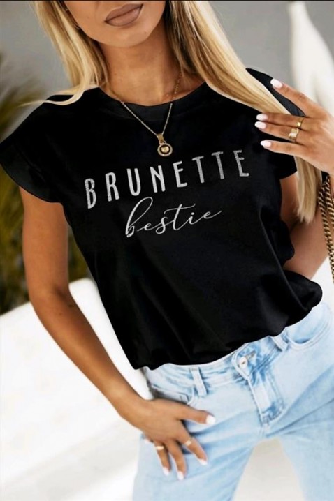 Koszulka BRUNINZA, Kolor : czarny, IVET.PL - Modna odzież