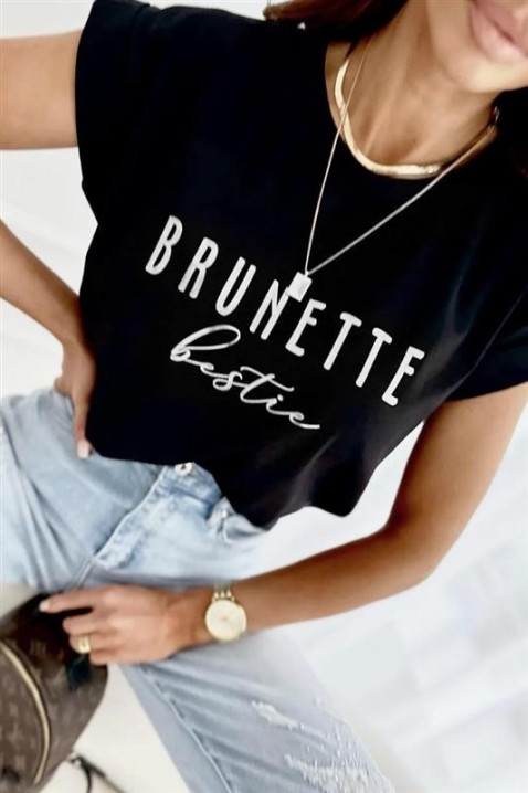 Koszulka BRUNINZA, Kolor : czarny, IVET.PL - Modna odzież