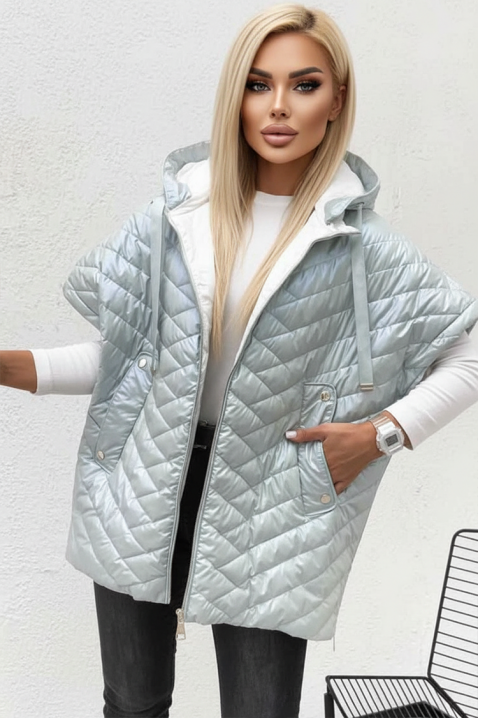 Kamizelka AMELINDA SKY, Kolor : błękitny, IVET.PL - Modna odzież