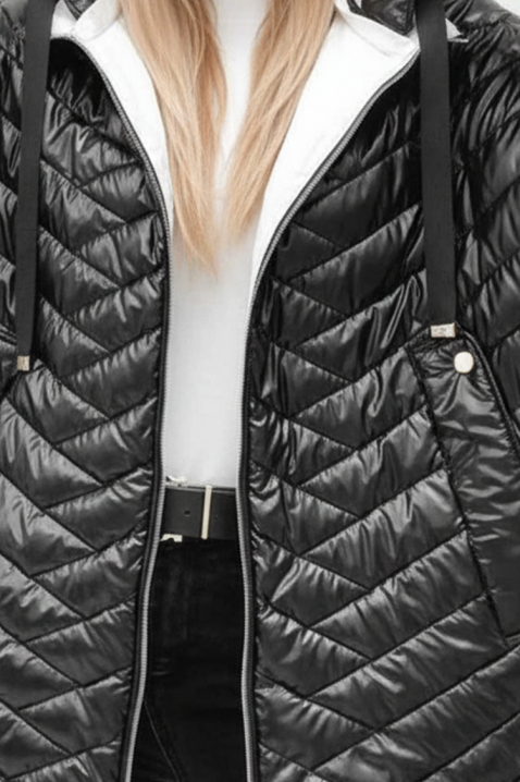 Kamizelka AMELINDA BLACK, Kolor : czarny, IVET.PL - Modna odzież