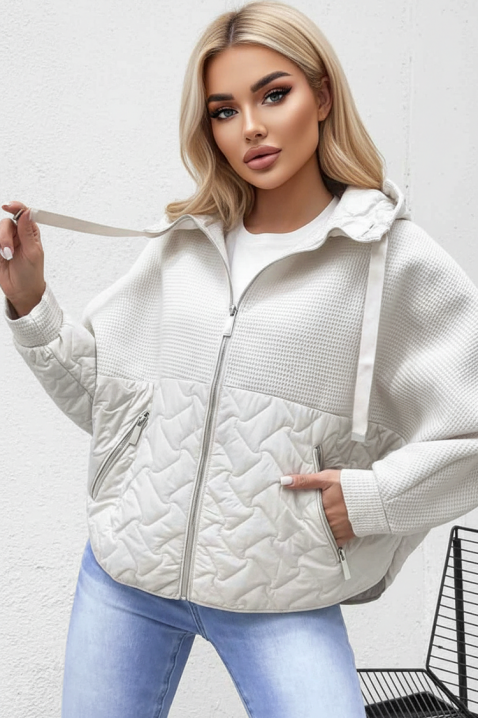 Kurtka MALEXINA WHITE, Kolor : biały, IVET.PL - Modna odzież