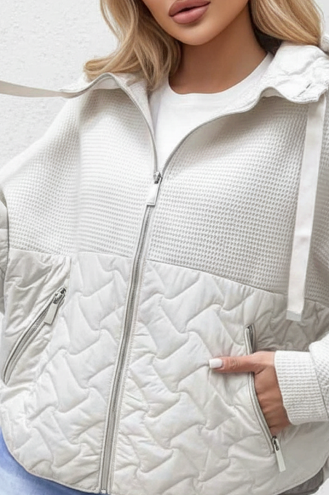 Kurtka MALEXINA WHITE, Kolor : biały, IVET.PL - Modna odzież