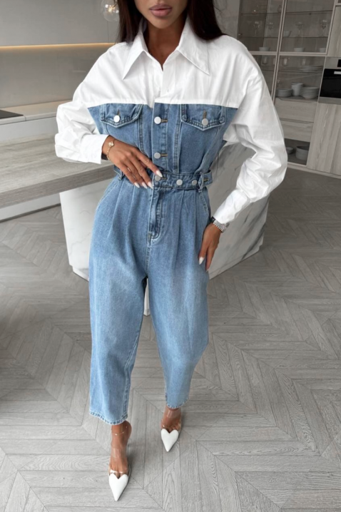 Kombinezon MOLVELZA, Kolor : chabrowy, IVET.PL - Modna odzież