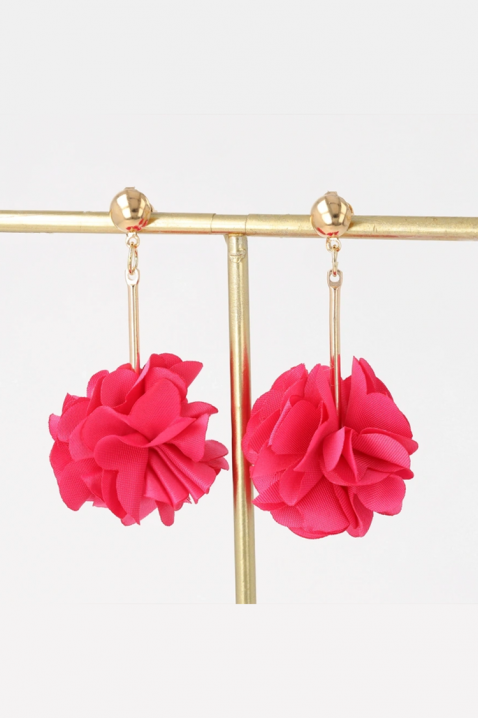 Kolczyki KARALONZA FUCHSIA, Kolor : fuksja, IVET.PL - Modna odzież