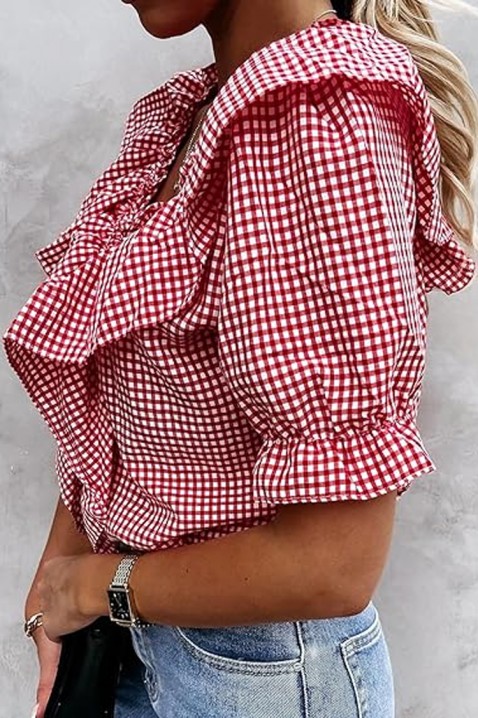 Top OLIANZA, Kolor : czerwony, IVET.PL - Modna odzież