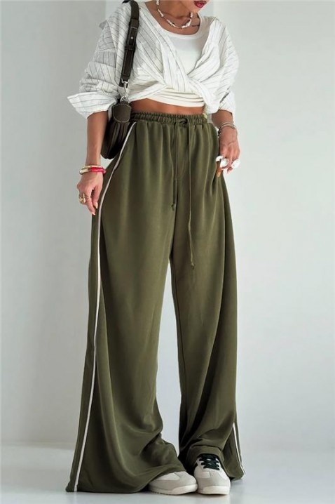 Spodnie FROLENZA KHAKI, Kolor : khaki, IVET.PL - Modna odzież