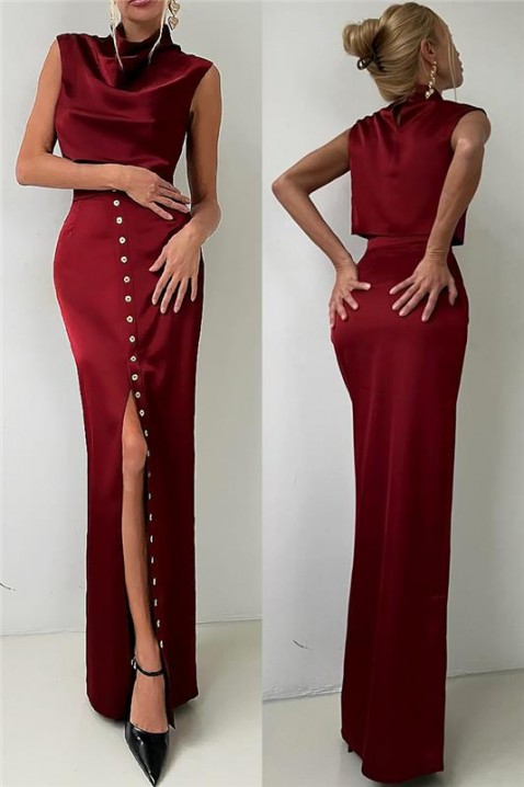 Komplet POLIONA BORDO, Kolor : bordowy, IVET.PL - Modna odzież