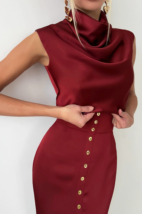 Komplet POLIONA BORDO, Kolor : bordowy, IVET.PL - Modna odzież