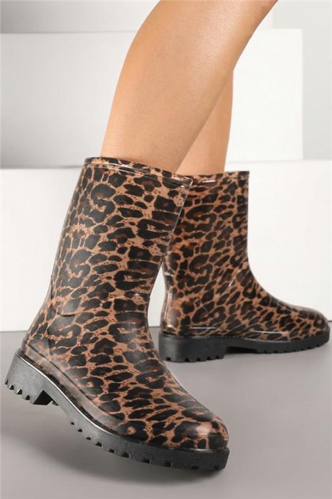 Kalosze JORSELFA, Kolor : panterka, IVET.PL - Modna odzież