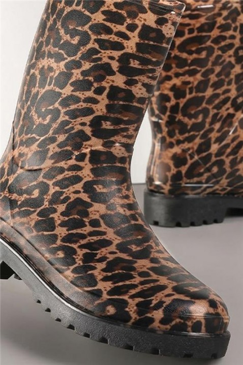 Kalosze JORSELFA, Kolor : panterka, IVET.PL - Modna odzież