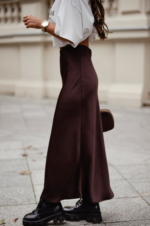 Spódnica ADEMISA BROWN, Kolor : brązowy, IVET.PL - Modna odzież