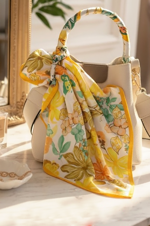 Apaszka FELISIYA, Kolor : żółty, IVET.PL - Modna odzież