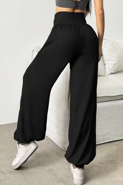 Spodnie ZEVROLDA BLACK, Kolor : czarny, IVET.PL - Modna odzież