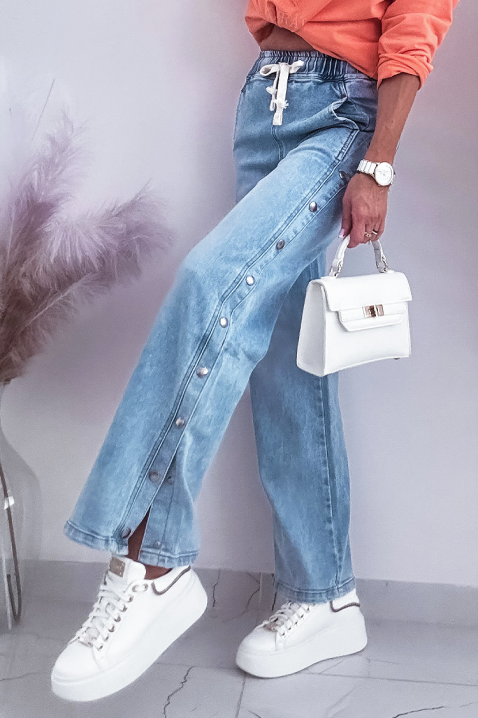 Jeansy VELONZANA, Kolor : chabrowy, IVET.PL - Modna odzież