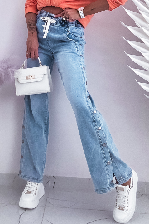 Jeansy VELONZANA, Kolor : chabrowy, IVET.PL - Modna odzież