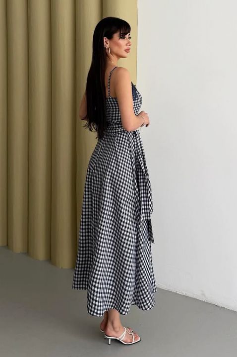 Sukienka ALEKSINIA WHITE, Kolor : czarny z białym, IVET.PL - Modna odzież