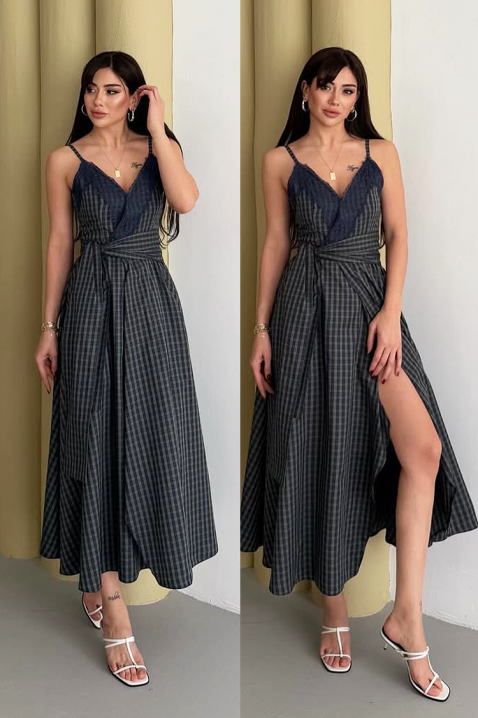 Sukienka ALEKSINIA KHAKI, Kolor : khaki, IVET.PL - Modna odzież