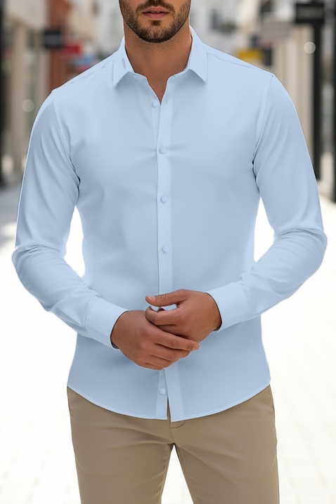 Koszula FERIZO SKY, Kolor : błękitny, IVET.PL - Modna odzież