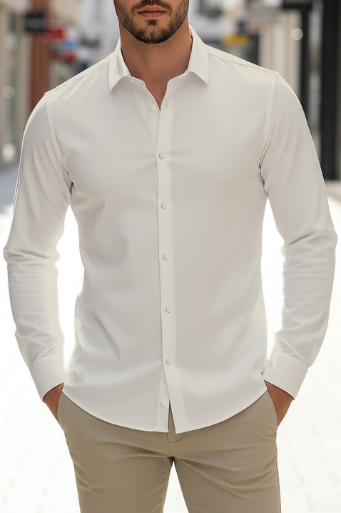 Koszula FERIZO ECRU, Kolor : ecru, IVET.PL - Modna odzież