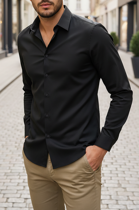 Koszula FERIZO BLAC, Kolor : czarny, IVET.PL - Modna odzież