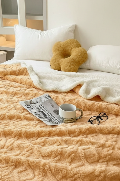 Narzuta na łóżko ERTIOLJA YELLOW 200х220 cm, Kolor : żółty, IVET.PL - Modna odzież