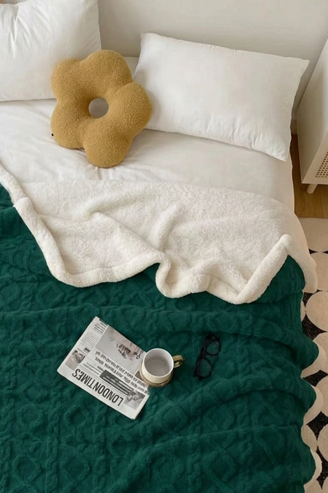 Narzuta na łóżko ERTIOLJA GREEN 200х220 cm, Kolor : zielony, IVET.PL - Modna odzież