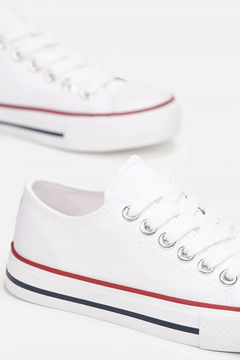 Trampki FRANCO WHITE, Kolor : biały, IVET.PL - Modna odzież