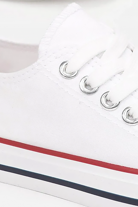 Trampki FRANCO WHITE, Kolor : biały, IVET.PL - Modna odzież