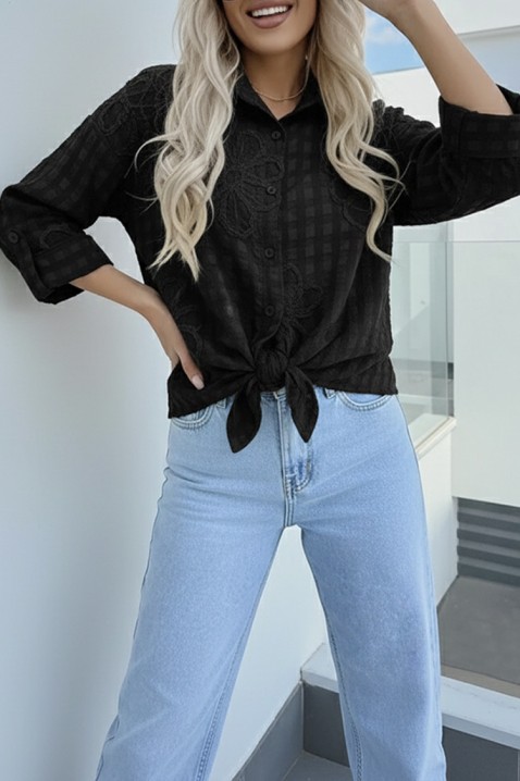 Koszula RENISIA BLACK, Kolor : czarny, IVET.PL - Modna odzież