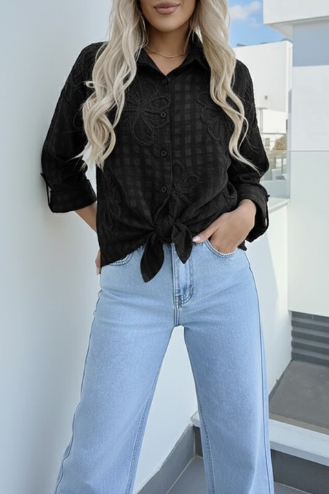 Koszula RENISIA BLACK, Kolor : czarny, IVET.PL - Modna odzież