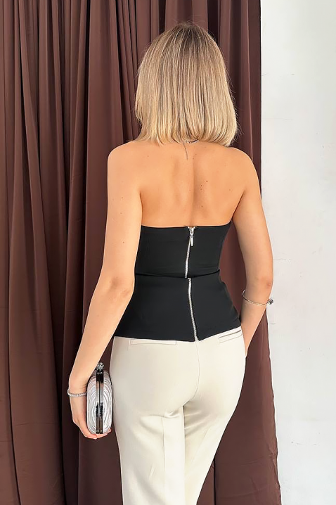 Top TRONZELA BLACK, Kolor : czarny, IVET.PL - Modna odzież