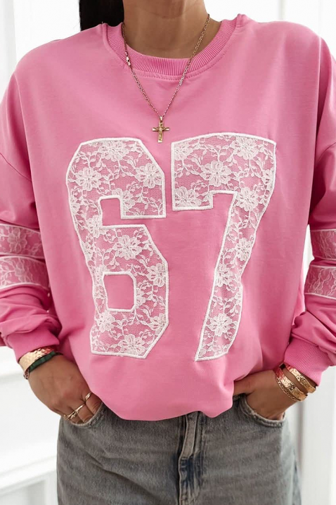 Bluzka AMERISTA PINK, Kolor : różowy, IVET.PL - Modna odzież