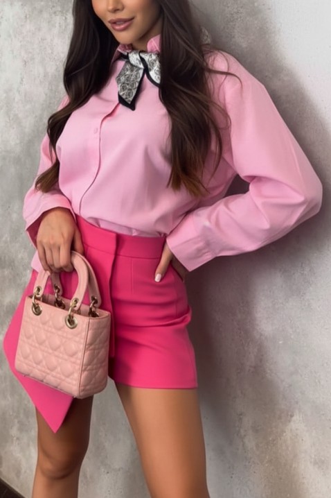 Koszula DEMILZA, Kolor : różowy, IVET.PL - Modna odzież