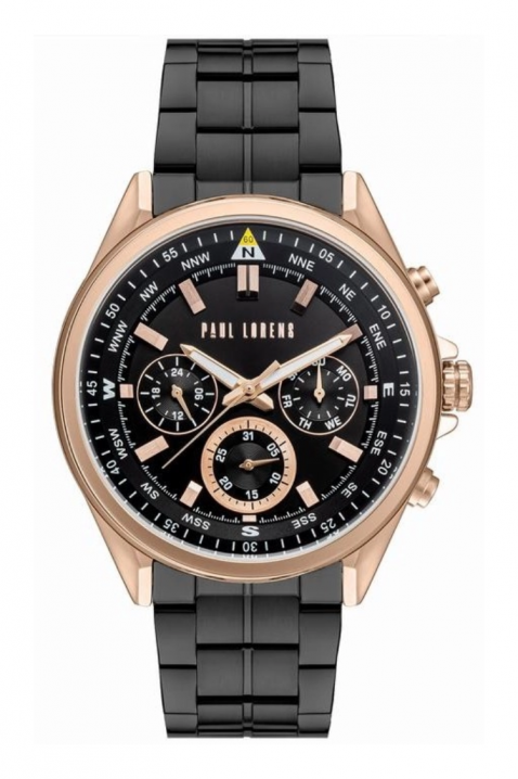 Zegarek męski Paul Lorens PL20009B-1A4, Kolor : czarny, IVET.PL - Modna odzież