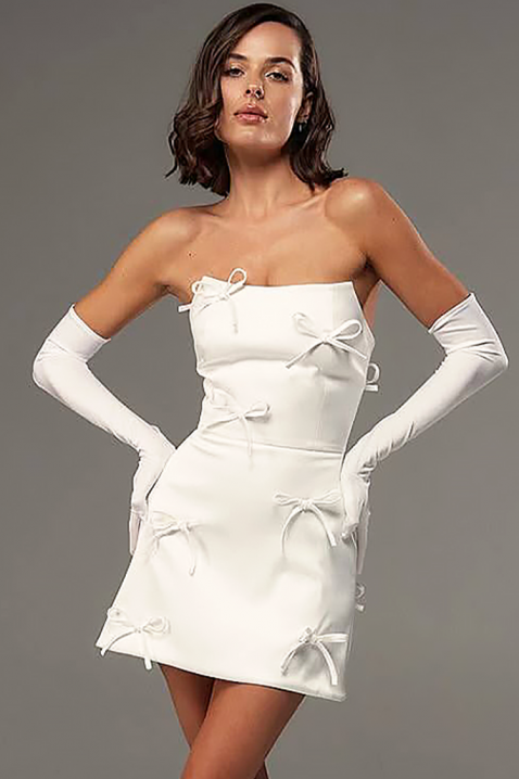 Sukienka ABILITA WHITE, Kolor : biały, IVET.PL - Modna odzież