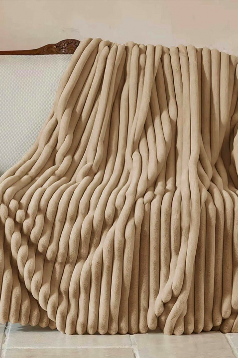 Koc GRIELMA BEIGE 160x200 cm, Kolor :  beżowy, IVET.PL - Modna odzież