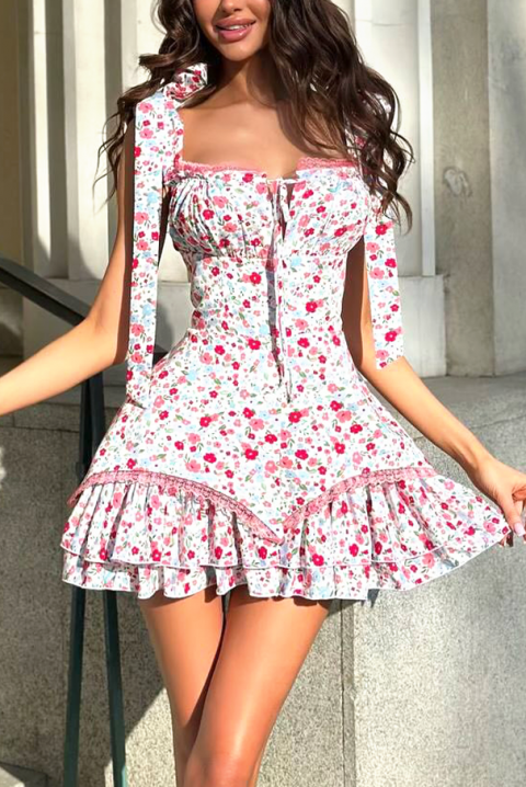 Sukienka LORVELZA WHITE, Kolor : biały, IVET.PL - Modna odzież