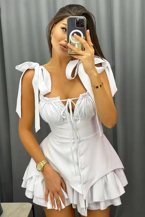 Sukienka ZLAROLFA WHITE, Kolor : biały, IVET.PL - Modna odzież