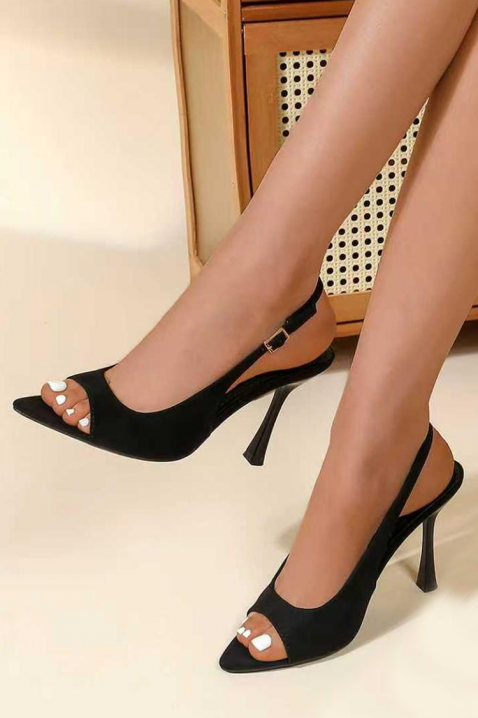 Sandały na obcasie ALONDELZA BLACK, Kolor : biały, IVET.PL - Modna odzież