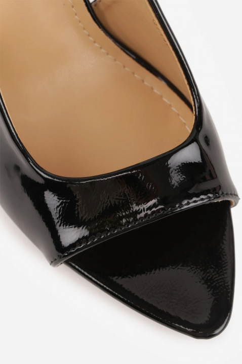 Sandały na obcasie ZABROLDA BLACK, Kolor : czarny, IVET.PL - Modna odzież