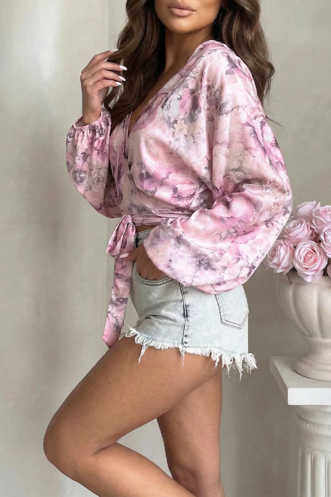 Bluzka BLOMENZA, Kolor : fioletowy, IVET.PL - Modna odzież