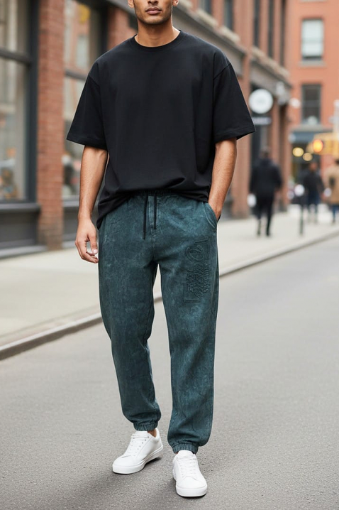 Spodnie RENZOLO GREEN, Kolor : zielony, IVET.PL - Modna odzież