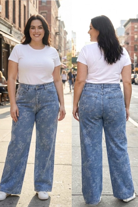 Jeansy MARILZA, Kolor : chabrowy, IVET.PL - Modna odzież