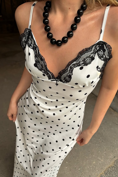 Sukienka ABENISA, Kolor : biały, IVET.PL - Modna odzież