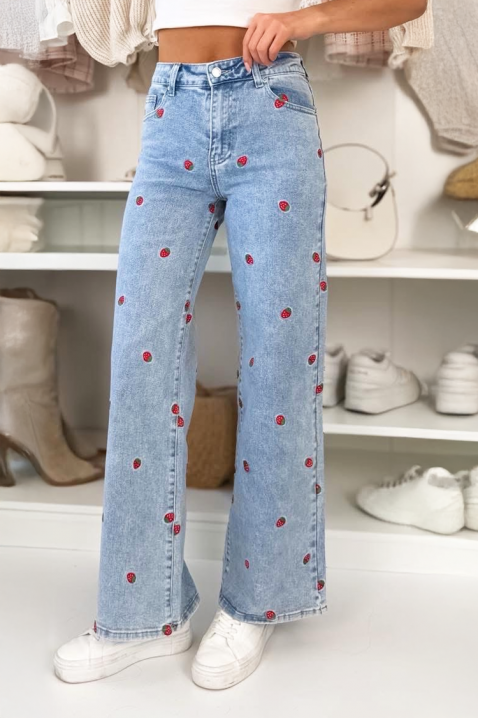 Jeansy AMERTISA, Kolor : błękitny, IVET.PL - Modna odzież