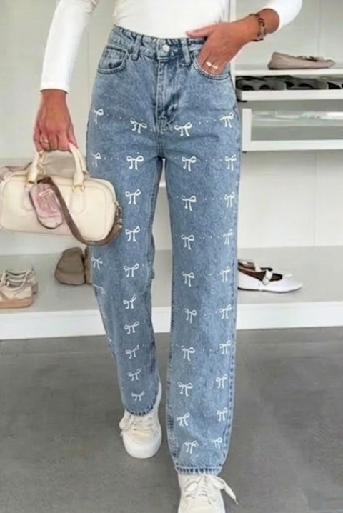 Jeansy BALISIA, Kolor : chabrowy, IVET.PL - Modna odzież