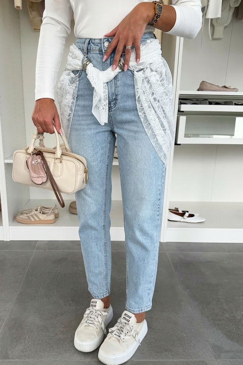 Jeansy FLORVILD, Kolor : błękitny, IVET.PL - Modna odzież